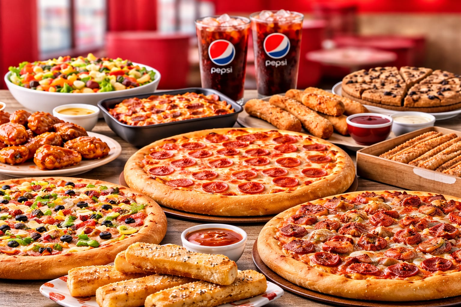 pizza hut menu with prices and pictures