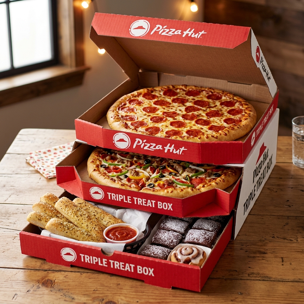 Pizza Hut Triple Treat Box